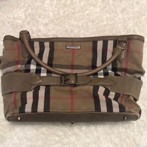 Burberry diaper bag